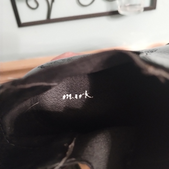 Mark. black wedge boots - Picture 9 of 11